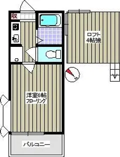 カーザ志木【2階】の間取り