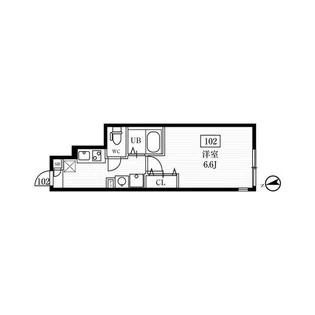 東京都目黒区目黒本町6【アパート】の間取り