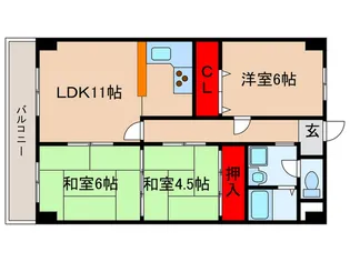 R&E川西ビル【3階】の間取り