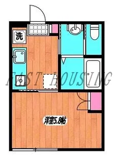 東京都渋谷区西原1【アパート】の間取り