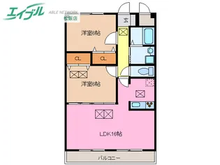 ルネスガーデンコート【1階】の間取り