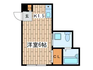 カ-サ北沢【1階】の間取り