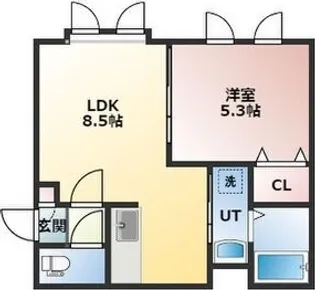 エスパニア札幌II【3階】の間取り
