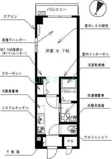グランレジデンス西船橋【1階】の間取り