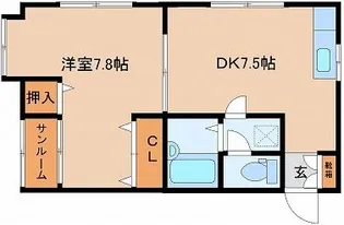 スペーリオクラブ【1階】の間取り