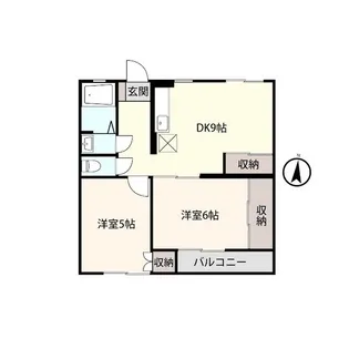 アントワーヌ富山II【2階】の間取り