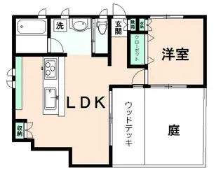 HOUSE K【1階】の間取り
