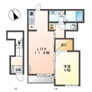 Grace Maison【2階】の間取り