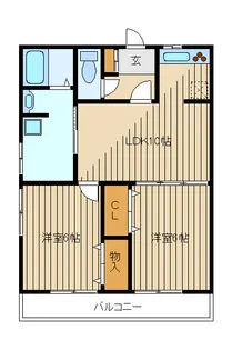 パールマンション【3階】の間取り
