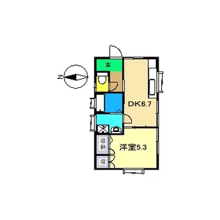 カシータ デ ソラ【3階】の間取り