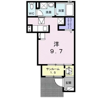 アネモスヒルズ姫路早瀬II【1階】の間取り