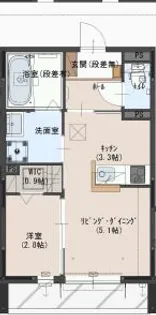 グランドゥール壱町田【1階】の間取り