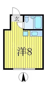 メゾンササキ【2階】の間取り