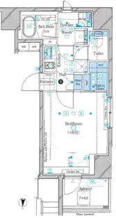 GALICIA MORISHITA ESTUDIOIII【11階】の間取り