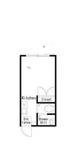 メゾンドマジョレ【1階】の間取り