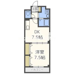 アージュ・ヴェール【1階】の間取り
