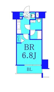 シーネクス横濱阪東橋II【3階】の間取り