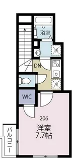 クレスコ下北沢【2階】の間取り