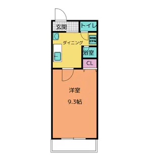 プリンスハイツ第五【4階】の間取り