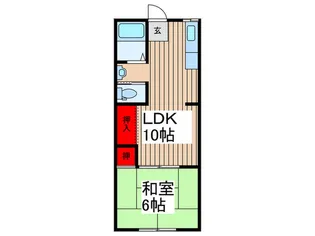 シャ・フルール新都心【2階】の間取り