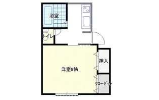 大野ハイツ【1階】の間取り