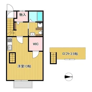 ルバンヴェール川崎C【2階】の間取り