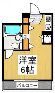 プリンス本町【3階】の間取り