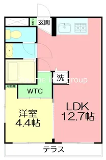ピア湘南【1階】の間取り