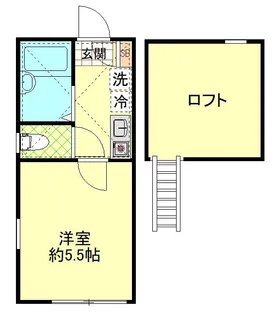ベルフラッツ元住吉【2階】の間取り