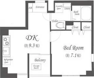 アイル池袋NORTH弐番館【8階】の間取り