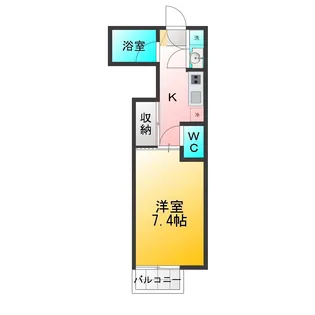 エスポワール アビテ【1階】の間取り