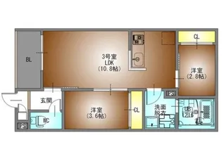 REGALEST 森下【2階】の間取り