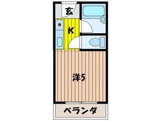 メゾンド-ルソフィア【3階】の間取り