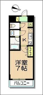グレースコート大和【4階】の間取り