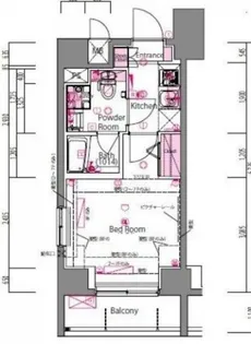 ラ・シード品川南大井【3階】の間取り
