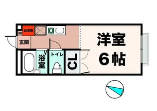 サンフレーズ東町2【2階】の間取り