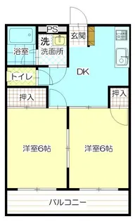 ドエルK&S【1階】の間取り