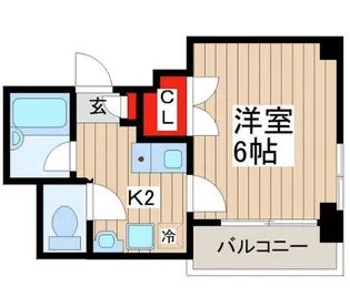 モンシェール錦糸町弐番館【3階】の間取り