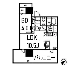 シェフルール鶴見中央【2階】の間取り