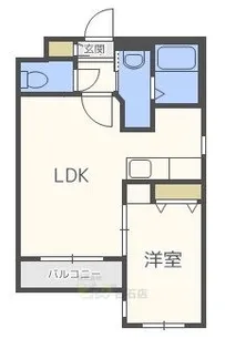 Sept南郷(セットナンゴウ)【4階】の間取り