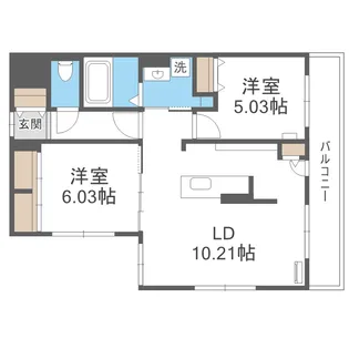 和 二十四軒【4階】の間取り