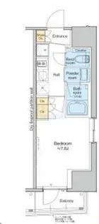 プラウドフラット文京千駄木【6階】の間取り