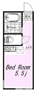 ユナイト宮田町ジョルディ・アルバ【1階】の間取り
