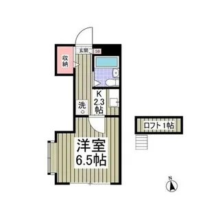 マロンハイツ三郷【1階】の間取り
