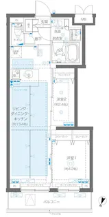 ZOOM蒲田EAST【3階】の間取り