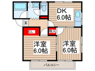 ドリームハイツ【2階】の間取り