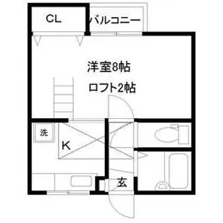 レジデンス花壇センチュリー【2階】の間取り