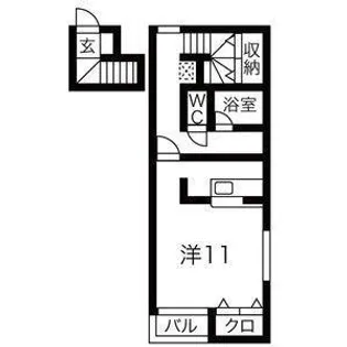 アスコット栄【2階】の間取り