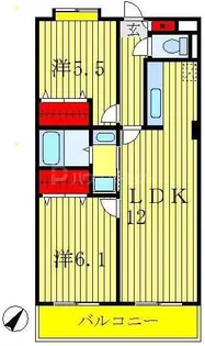 東和ビル【5階】の間取り