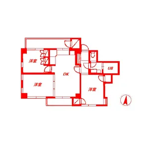 シュロスオータニ大曽根【4階】の間取り